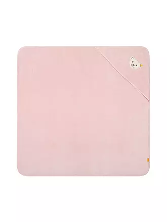 STEIFF | Serviette de bain à capuche | rosa